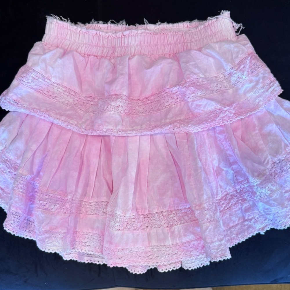 Pink Ruffled Skirt